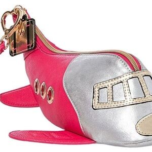 Betsey Johnson Super Rare Runway Airlines Airplane Wristlet